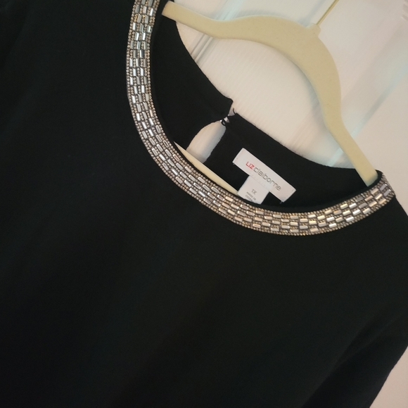 NWOT Liz Claiborne Sweater blouse 1x - Picture 2 of 4